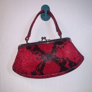 Mini snake print bag